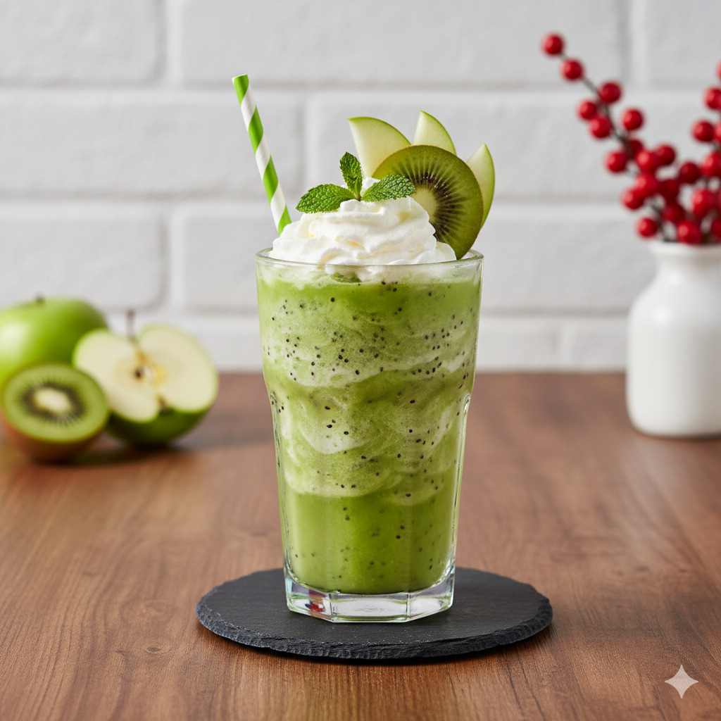 Frozen kivi-yeşil elma