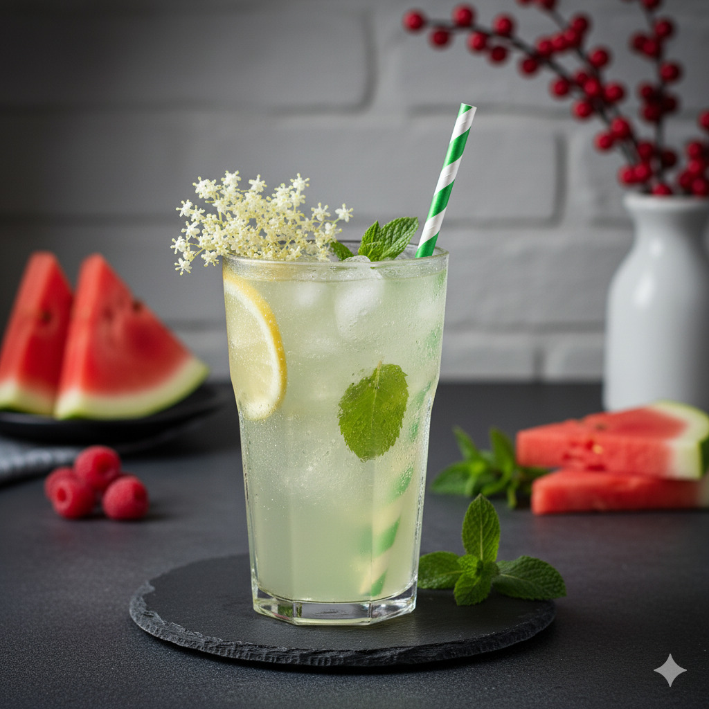 Mürver çiçekli limonata